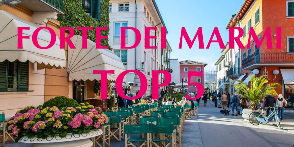 Top 5 hotspots · Forte dei Marmi 2018 The Scent Company